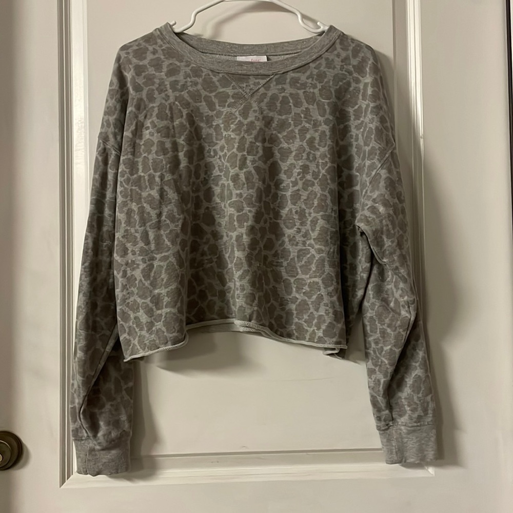 Cheetah print crop top